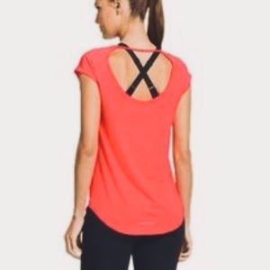 Under Armour “Fly-By” Open Back Shirt